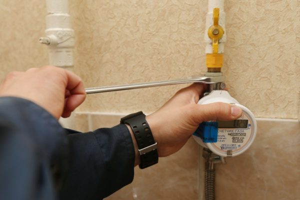 Перенос газового счётчика